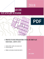 Proyecto de Infraestructura de Drenaje Granada , León, Gto