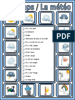 Le Temps La Meteo Feuille Dexercices - 29083