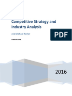 Competitive Strategy & Industry Analysis - The Basics A La Michael Porter PDF