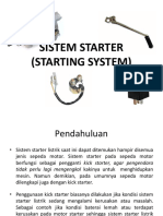 Sistem Starter Sepeda Motor