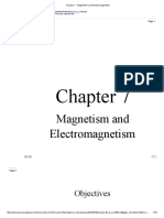 Chapter 7 - Magnetism and Electromagnetism
