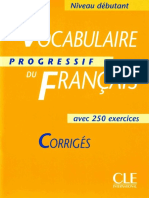 Vocabulaire progressif du Francais - Niveau débutant corrigés.pdf