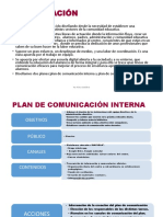 Plan Comunicación Interna Externa