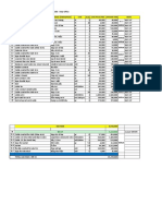 Bill of Material for Electrical & Network Installation