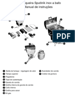 Manual de Instrucoes Churrasqueira Sputinik Inox a Bafo