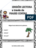 Comprensión Lectora Frases Cortas