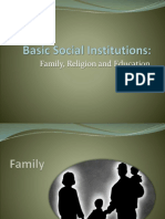 007 Basic Social Institutions - Family