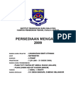 Persediaan Mengajar 2009