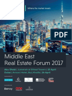 Middle East Real Estate Forum Post Event Brochure PDF