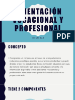 Orientacion Vocacional y Profesional