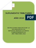 Suplemento Tributario Renta Año 2018 PDF