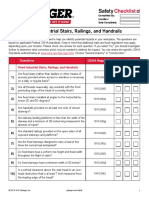 Fixed Industrial Stairs CHECKLIST