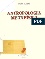 1970 Marias Antropologia Metafisica (Extracto)