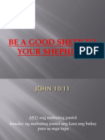 Be A Good Sheep To Your Shepherd