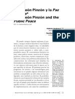 Cerbeleon Pinzon y La Paz Pública-Articulo de Un Tercero