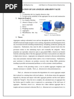 Determination of Los Angeles Abrasion Value: 1. Objectives