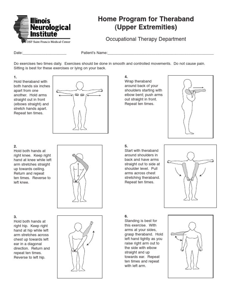 Home Exercise Program Occupational Therapy