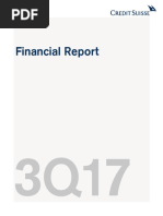 Credit Suisse - Financial 3rd Quarter 2017