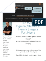 No Mesh Hernia Repair