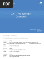 CA7 - Job Scheduler Commands