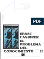 O Problema Del Conocimiento - Ernst Cassirer PDF