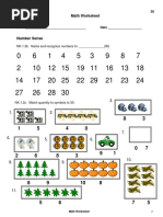 0kinder M Worksheet