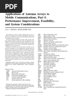 Applications of Antenna Arrays To Mobile Communications, Part I: Performance Improvement, Feasibility, and System Considerations