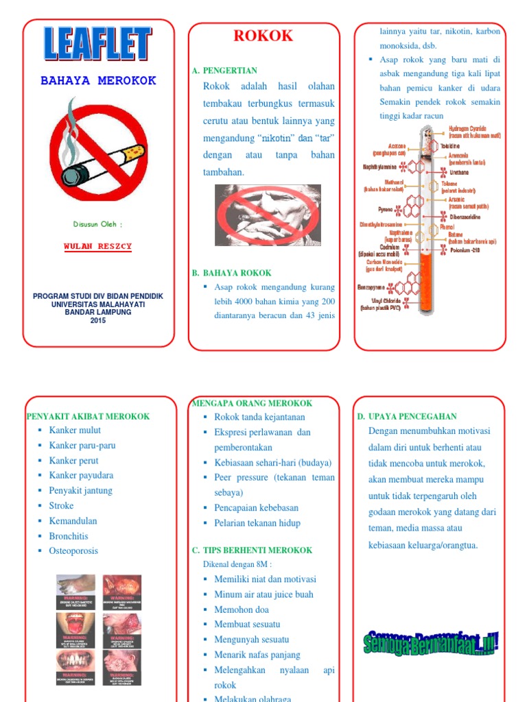 Edukasi Bahaya Merokok dan Pencegahan | PDF