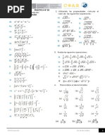 Práctica 03 Exponentes y Radicales