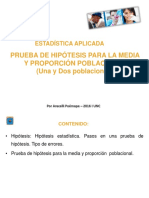 Prueba de Hipótesis