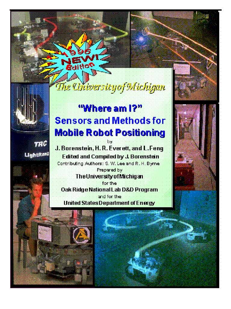 Ebook Robot Sensors and Methods For Mobile Robot Positioning 1996