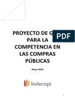 Proyecto Guía para Competencia en Las Compras Públicas