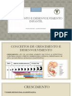 Aula - Crescimento e Desenvolvimento Infantil.