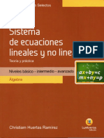 Temas Selectos - Sistema de Ecuaciones Lineales y No Lineales Compress