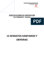  Aparatos Sanitarios y Griferias