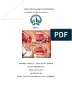 TECNICAS DE ANESTESIA LOCAL EN ODONTOLOGIA