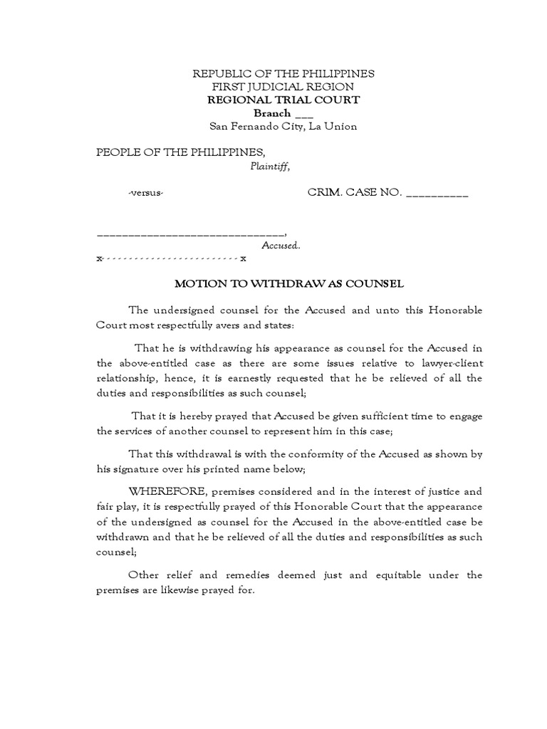 23 Motion To Withdraw PDF Prosecutor Public Sphere