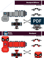 Deadpool Mini Papercraft by Becks Junkie PDF