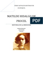 Matilde Hidalgo de Procel, la primera médica del Ecuador