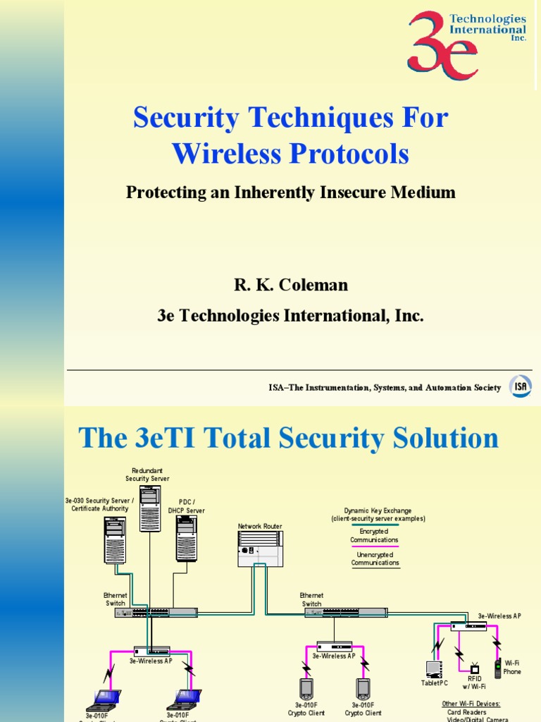 Wireless Security Techniques Overview | PDF | Computer Security ...