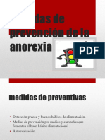 Medidas de Prevención de La Anorexia