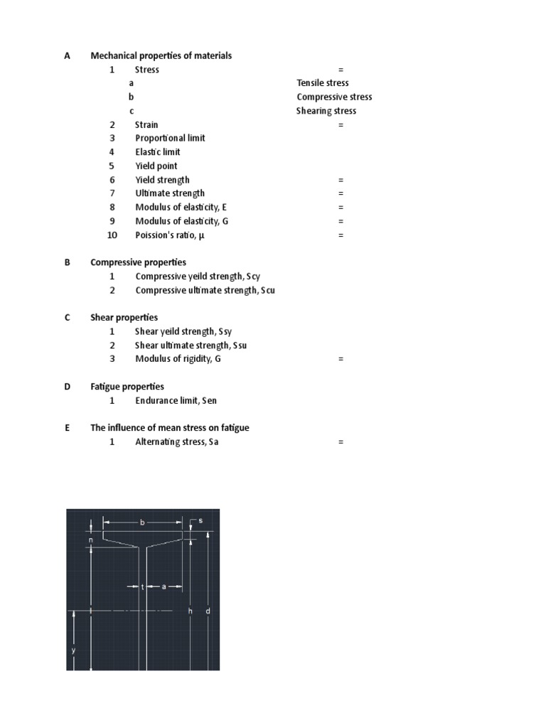 Strength of Materials | PDF | Strength Of Materials | Yield (Engineering)