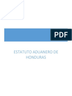 Estatuto Aduanero de Honduras