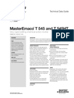 Basf Masteremaco T 545 T 545 HT Tds