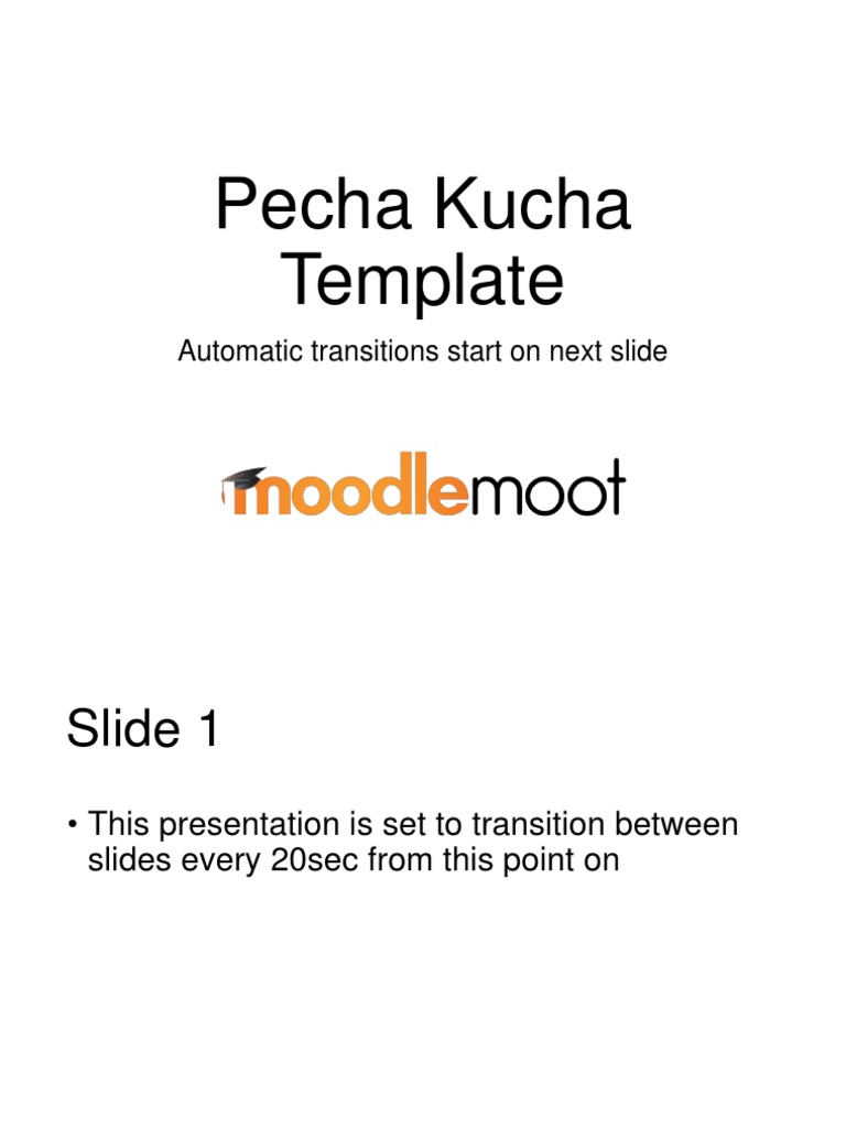 Pecha Kucha Presentation Template | PDF