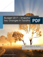 Snapshot for Union Budget 2017 Final Copy PDF