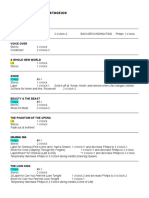 Audio Settings for OnStage Musical Performances