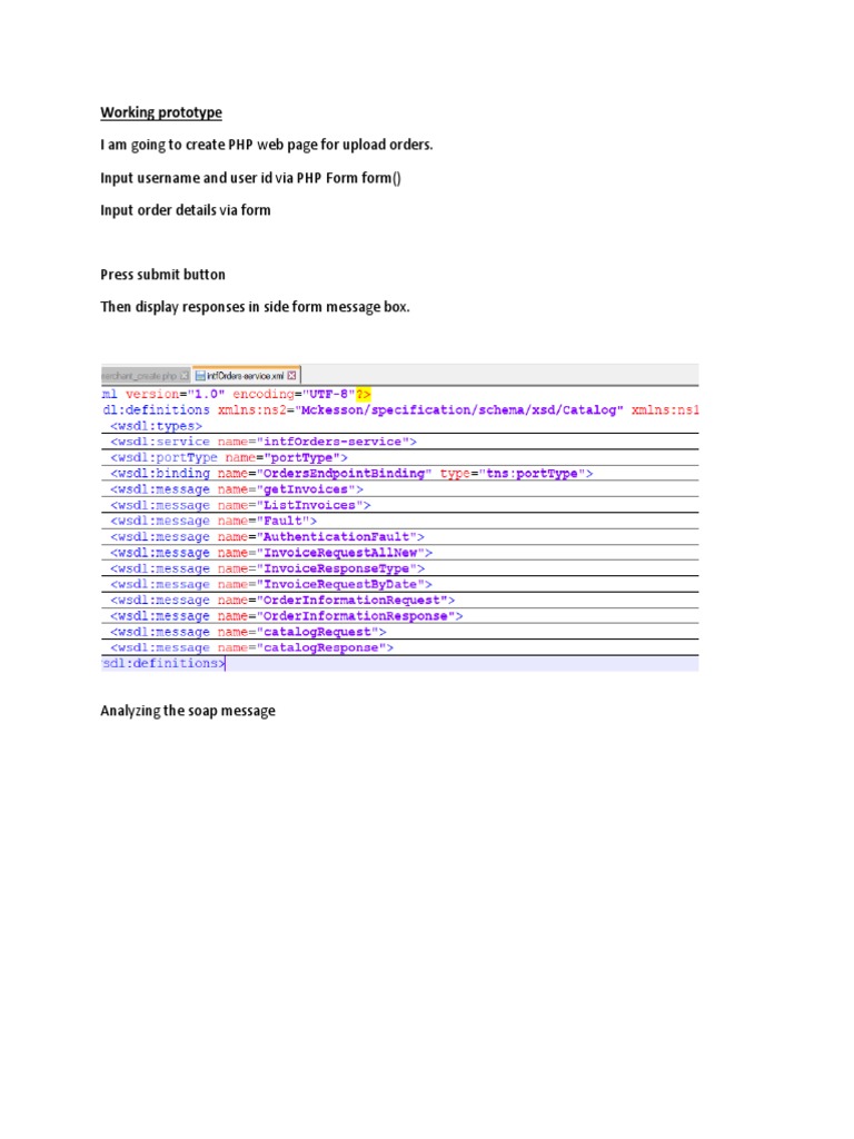 I Am Going To Create PHP Web Page For Upload Orders. Input Username and ...