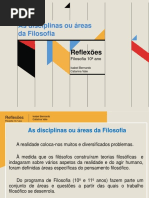 As Diciplinas Ou Areas Da Filosofia