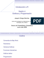 Introducción A R Sesión 4 Grá Cos y Programación (Joaquín Ortega S.) 2008